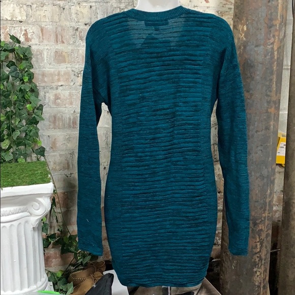 NWT Ellen Tracy Marbled Knit Top Cape Verde Black - Picture 3 of 5